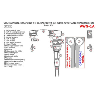 Remin® - Aluminum Dash Kit