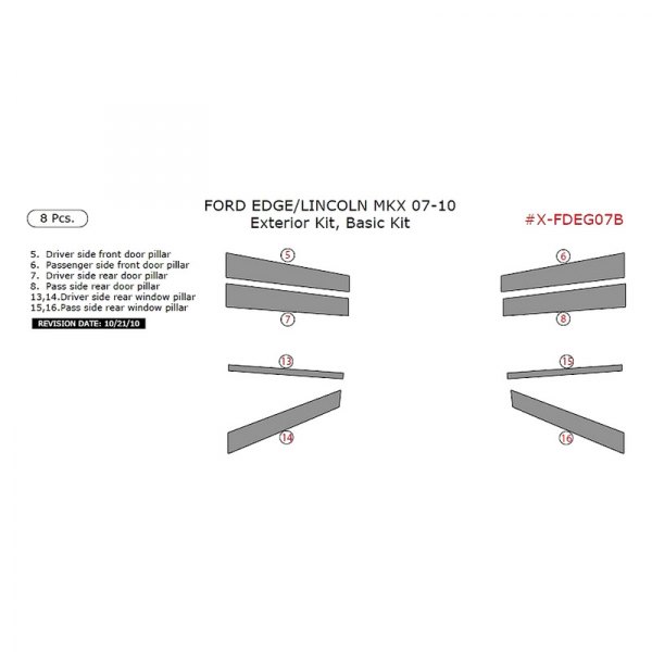 Remin® - Exterior Kit Basic Dash Kit (8 Pcs)
