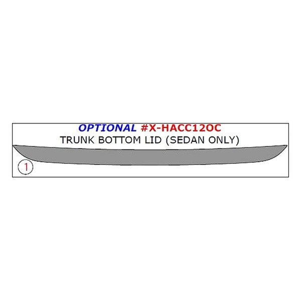 Remin® - Trunk Bottom Lid Upgrade Trim (1 Pc)