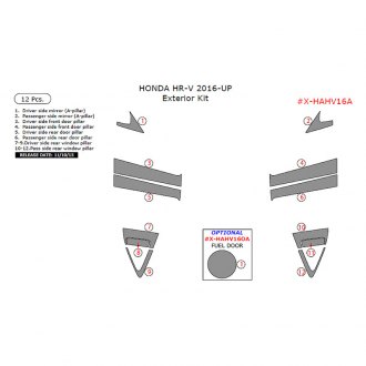 Honda HR-V Dash Kits  Wood, Carbon Fiber, Aluminum - CARiD.com