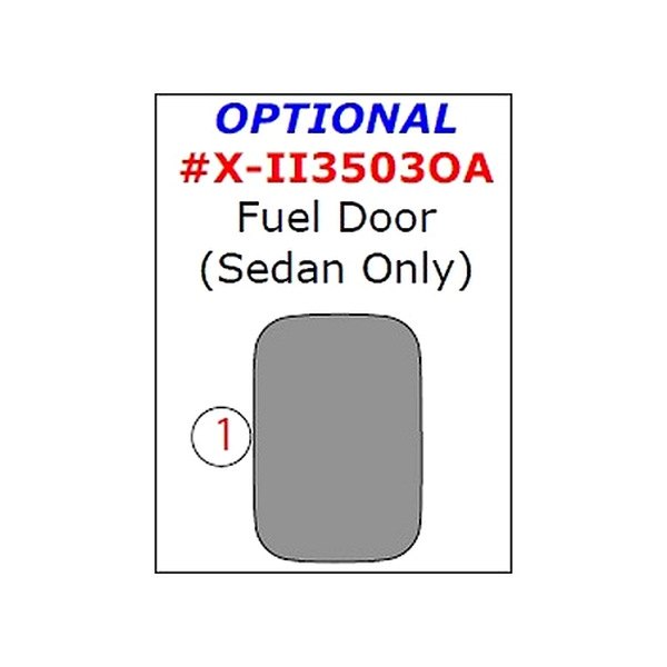 Remin® - Fuel Door Upgrade Trim (1 Pc)