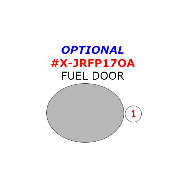 Remin® - Fuel Door Upgrade Trim (1 Pc)