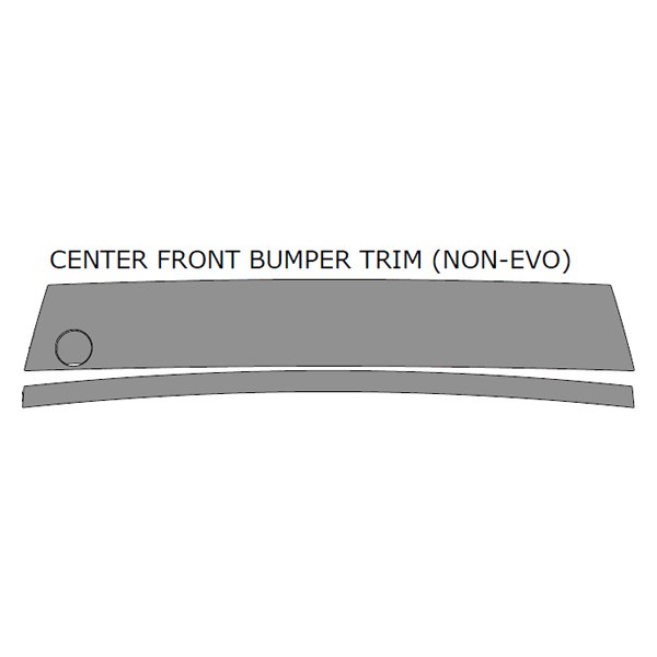 Remin® - Center Front Bumper Trim Upgrade Kit (3 Pcs)