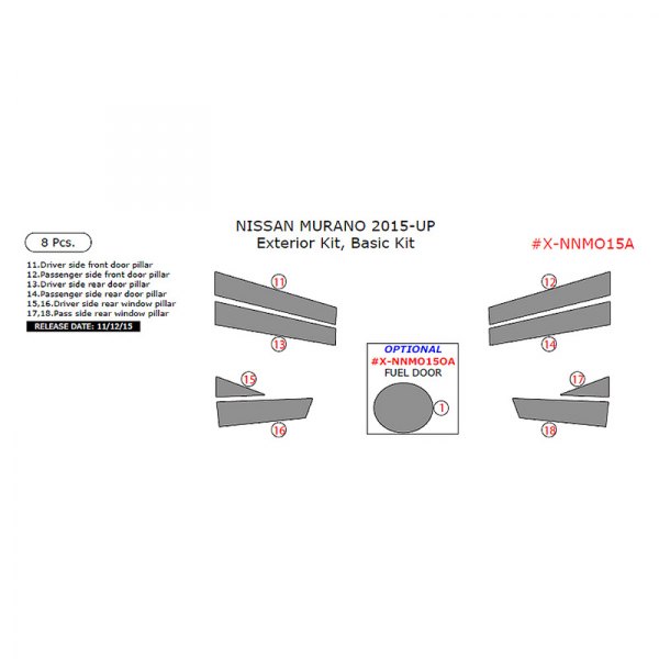 Remin® - Exterior Kit Basic Dash Kit (8 Pcs)