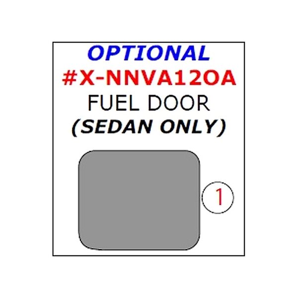 Remin® - Fuel Door Upgrade Trim (1 Pc)