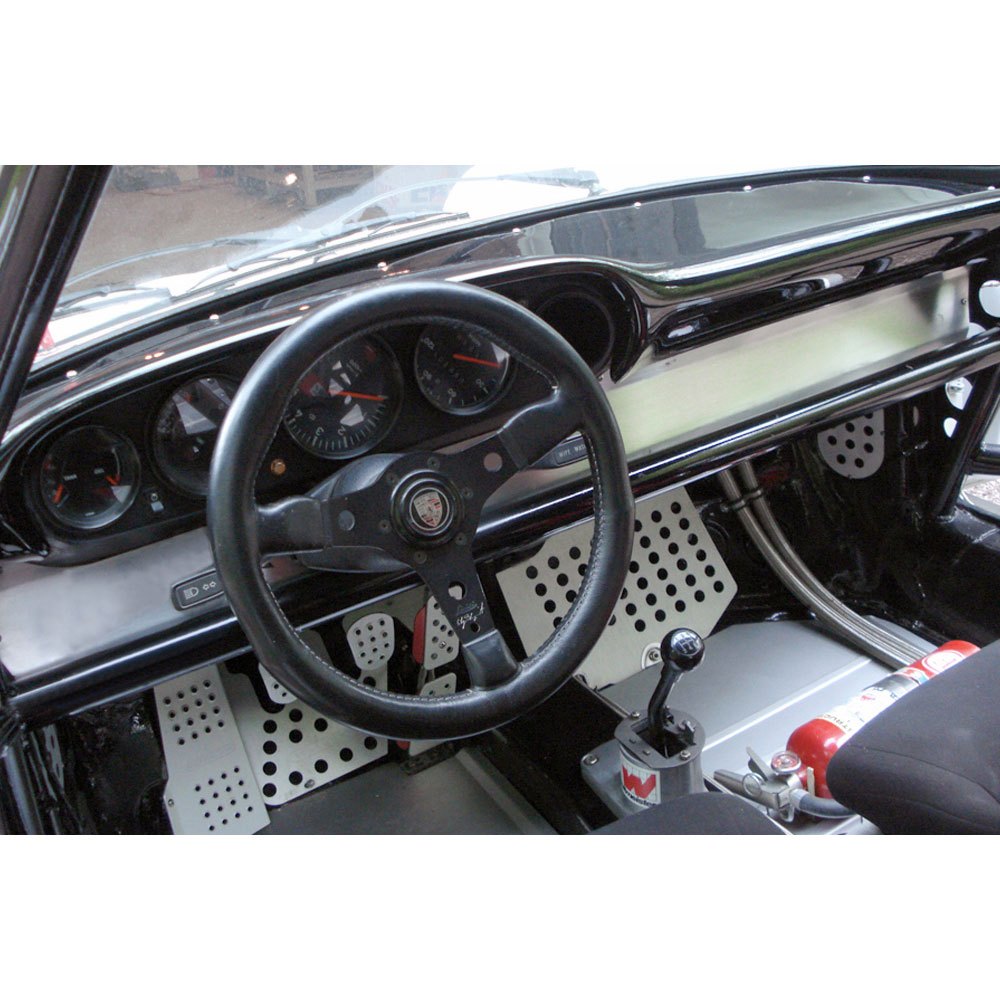 RENNLINE 1965 1973 911/912 COUPE ALUMINUM FLOOR BOARD DRIVER SIDE BLACK