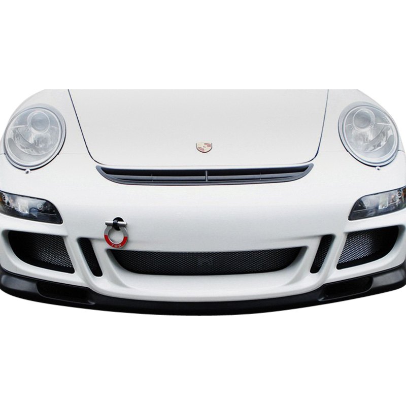 Rennline® - Porsche 911 Series Carrera / Carrera 4 / Carrera 4S / Carrera S  / GT3 / Turbo Without Parking Sensors 2006 Radiator Protection Silver Wire  Mesh Bumper Grille Kit