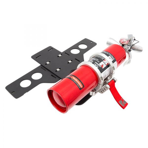 Rennline® - Red Dry Chemical Fire Extinguisher and Mount Package