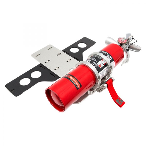 Rennline® - Red Dry Chemical Fire Extinguisher and Mount Package