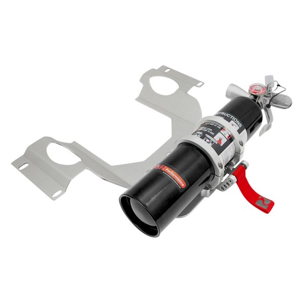 Rennline® - Black Clean Agent Fire Extinguisher and Mount Package