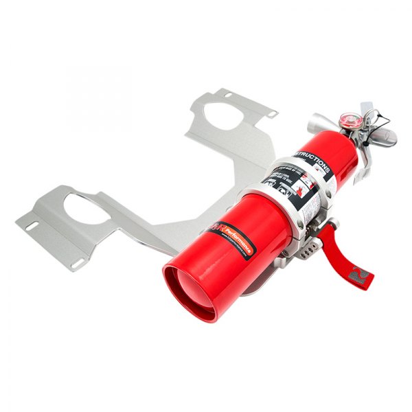 Rennline® - Red Clean Agent Fire Extinguisher and Mount Package