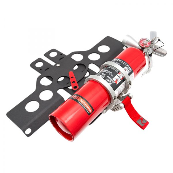 Rennline® - Red Dry Chemical Fire Extinguisher and Mount Package