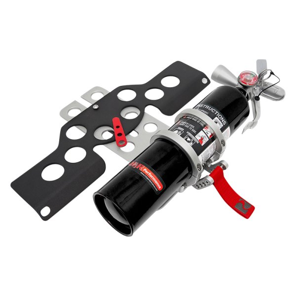 Rennline® - Black Dry Chemical Fire Extinguisher and Mount Package