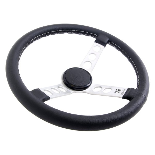 Rennline® - Leather Silver Steering Wheel