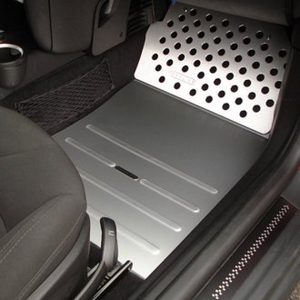 Mini Cooper Aluminum Floor Mats | Diamond Plate – CARiD.com