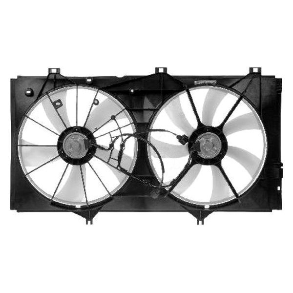 Replace® LX3115129 Dual Radiator and Condenser Fan Assembly