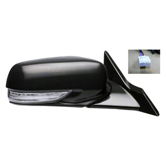 Replace® - Passenger Side Power View Mirror (Heated, Foldaway) (Standard Line)