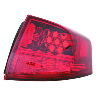 Replace® - Passenger Side Outer Replacement Tail Light Lens and Housing (CAPA Certified)