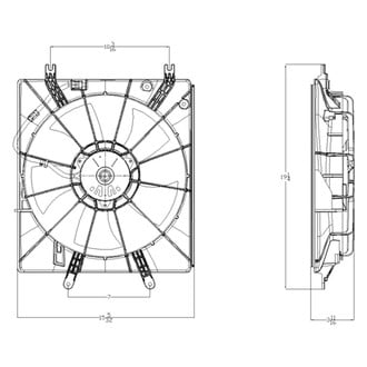 Replace® - Radiator Fan Assembly