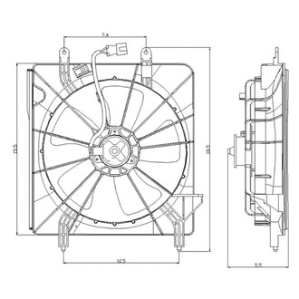 Replace® - Radiator Fan Assembly