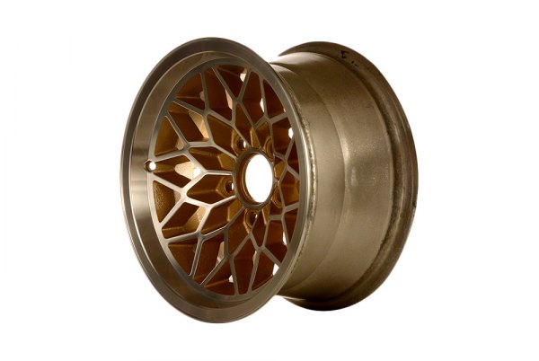 Replace® - 15 x 8 10 Spider-Spoke Machined and Gold Alloy Factory Wheel (Factory Take Off)