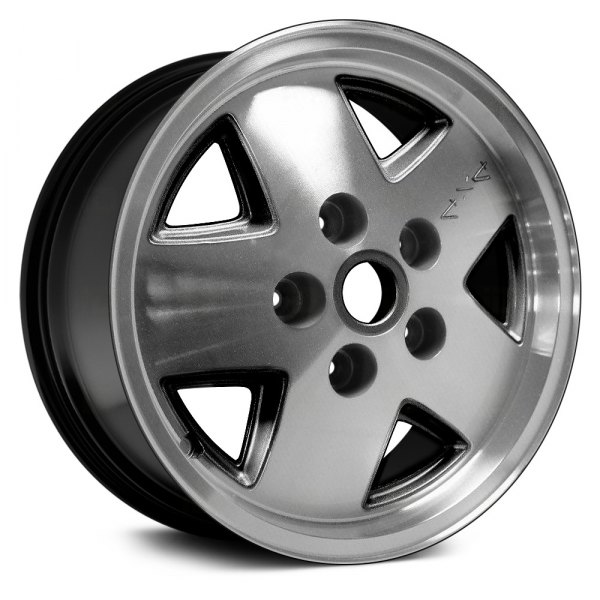 Replace® - 15 x 7 5-Spoke Black Alloy Factory Wheel (Remanufactured)