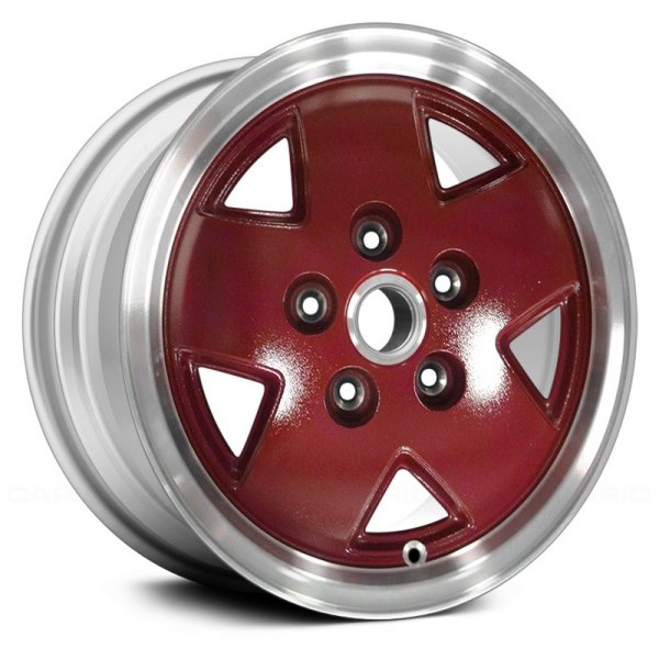 Replace® - 15 x 7 5-Spoke Red Alloy Factory Wheel (Factory Take Off)
