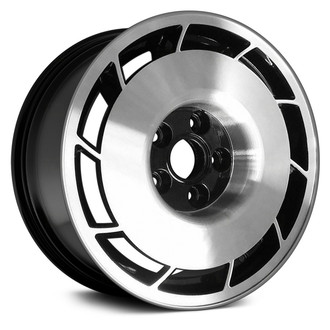 Replace® - 10-Slot Machined Black 16x8.5 Alloy Factory Wheel - Remanufactured
