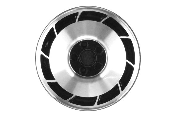 Replace® - 16 x 9.5 10-Slot Black with Machined Face Alloy Factory Wheel (Remanufactured)