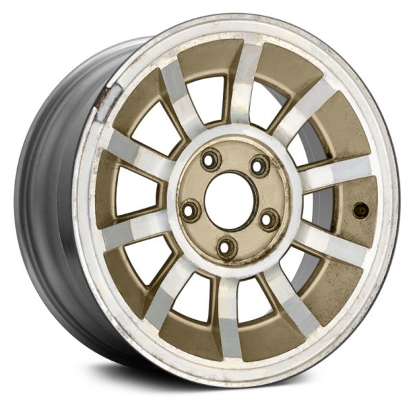 Replace® - 15 x 7 10-Slot Tan with Machined Face Alloy Factory Wheel (Factory Take Off)