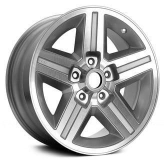 Replace® - 5-Spoke Medium Charcoal with Machined Face 16x8 Alloy Factory Wheel - Remanufactured