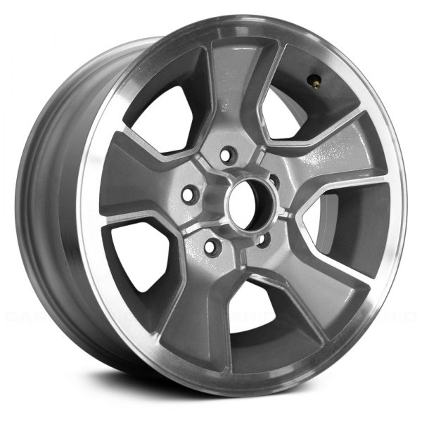 Replace® - 15 x 7 5-Spoke Silver Alloy Factory Wheel (Remanufactured)