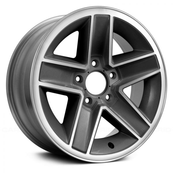 Replace® - 15 x 7 5-Spoke Dark Sparkle Charcoal with Machined Accents Alloy Factory Wheel (Remanufactured)