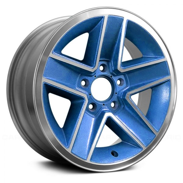 Replace® - 15 x 7 5-Spoke Blue Alloy Factory Wheel (Remanufactured)