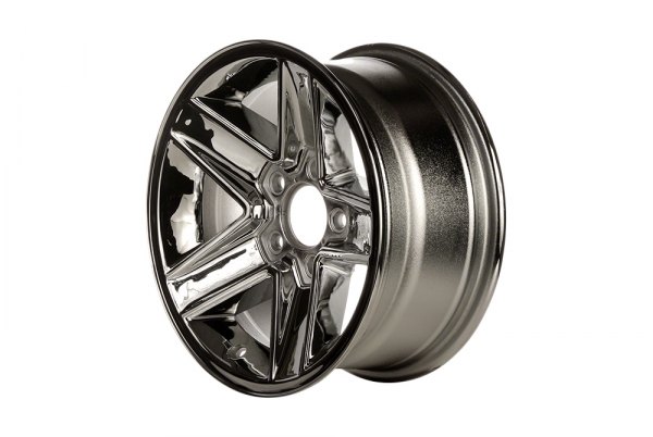 Replace® - 15 x 7 5-Spoke Chrome Alloy Factory Wheel (Remanufactured)
