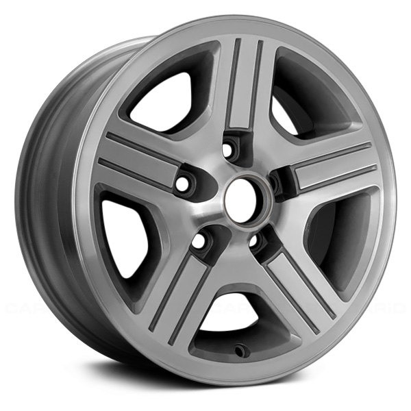 Replace® - 16 x 8 5-Spoke Medium Gray Alloy Factory Wheel (Remanufactured)