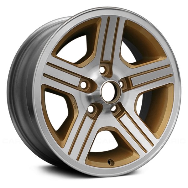 Replace® - 16 x 8 5-Spoke Gold Alloy Factory Wheel (Remanufactured)