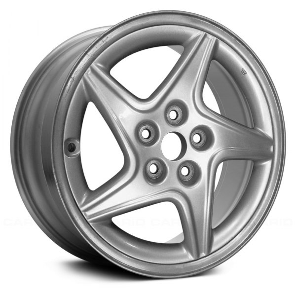 Replace® - 17 x 6.5 5 Spiral-Spoke Silver Alloy Factory Wheel (Remanufactured)