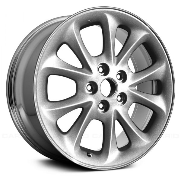 Replace® - 17 x 7 5 V-Spoke Chrome Alloy Factory Wheel (Remanufactured)