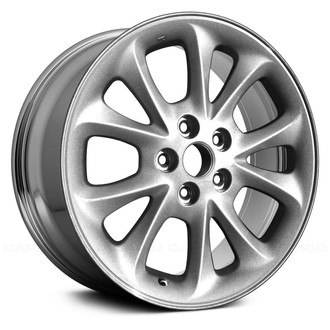 Replace® - 5 V-Spoke Chrome 17x7 Alloy Factory Wheel - Remanufactured