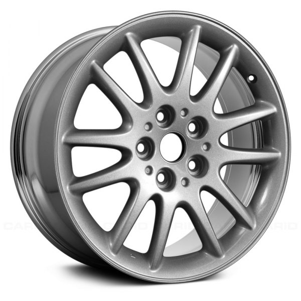 Replace® - 17 x 7 6 V-Spoke OE Chrome Alloy Factory Wheel (Remanufactured)