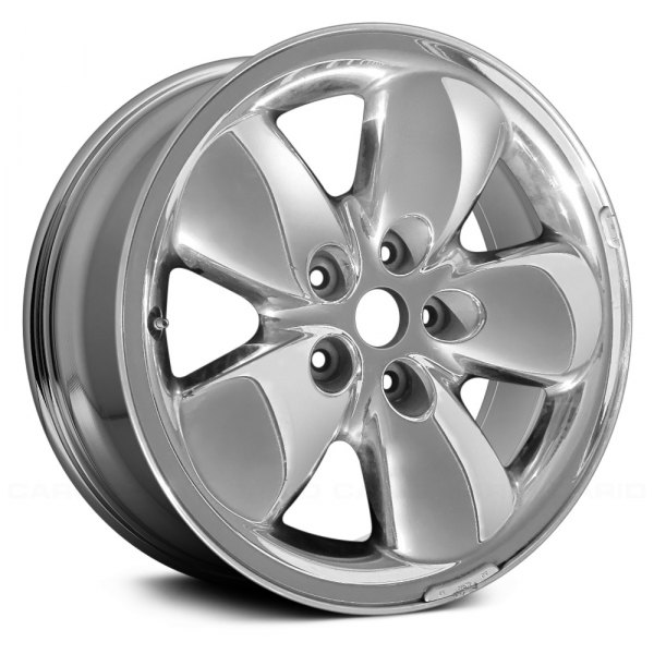 Replace® - 20 x 9 5-Spoke Chrome Alloy Factory Wheel (Remanufactured)