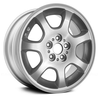 Replace® - 7 I-Spoke Silver with Machined Face 15x6 Alloy Factory Wheel - Remanufactured
