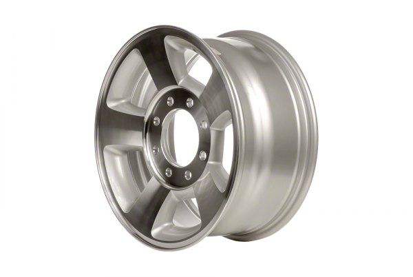 Replace® - 17 x 8 5-Spoke Machined and Silver Alloy Factory Wheel (Factory Take Off)