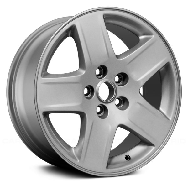 Replace® - 17 x 7 5-Spoke Silver Alloy Factory Wheel (Remanufactured)