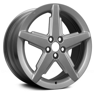 Replace® - 5-Spoke Silver 17x7 Alloy Factory Wheel - Remanufactured