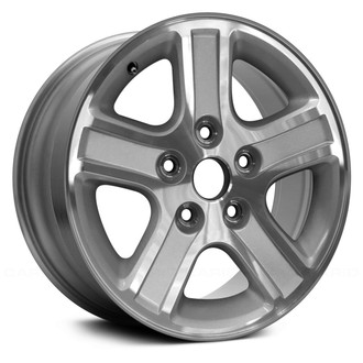 Replace® - 5-Spoke Silver with Machined Face 17x8 Alloy Factory Wheel - Remanufactured