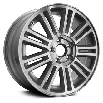 Replace® - 9 Double I-Spoke Silver with Machined Face 17x6.5 Alloy Factory Wheel - Remanufactured