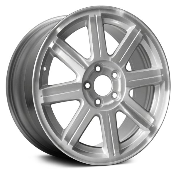 Replace® ALY02286U10 - 8 Grooved-Spoke Machined and Silver 18x7 Alloy ...