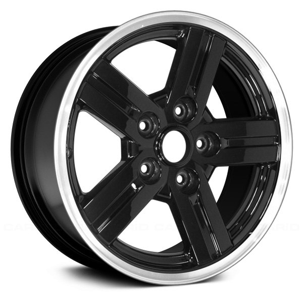 Replace® - 18 x 8 5-Spoke Black Alloy Factory Wheel (Remanufactured)